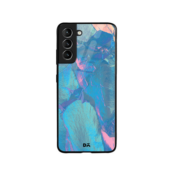 

DailyObjects Glacier Holo Stone Glass Case Cover For Samsung Galaxy S21 Plus
