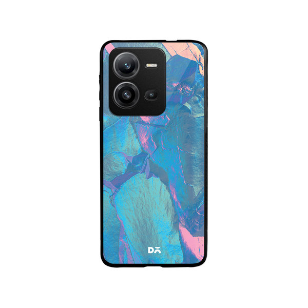 

DailyObjects Glacier Holo Stone Glass Case Cover For Vivo V25