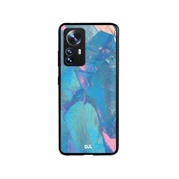 

DailyObjects Glacier Holo Stone Glass Case Cover For Xiaomi 12 Pro