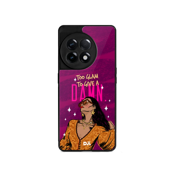 

DailyObjects Glam No Damn Glass Case Cover For OnePlus 11R