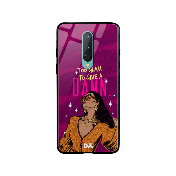 

DailyObjects Glam No Damn Glass Case Cover For OnePlus 8