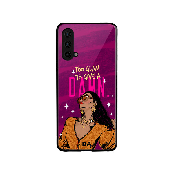 

DailyObjects Glam No Damn Glass Case Cover For OnePlus Nord CE