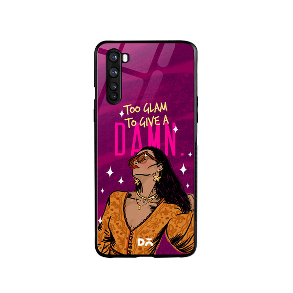 

DailyObjects Glam No Damn Glass Case Cover For OnePlus Nord