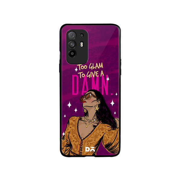 

DailyObjects Glam No Damn Glass Case Cover For Oppo F19 Pro Plus