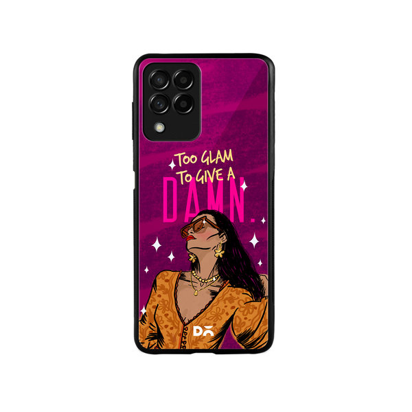 

DailyObjects Glam No Damn Glass Case Cover For Samsung Galaxy M53