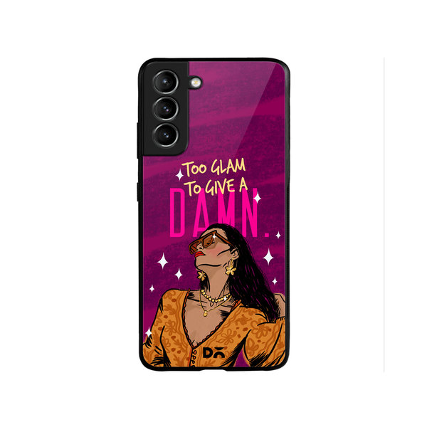 

DailyObjects Glam No Damn Glass Case Cover For Samsung Galaxy S22 Plus