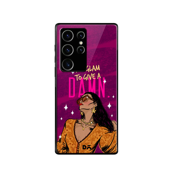 

DailyObjects Glam No Damn Glass Case Cover For Samsung Galaxy S23 Ultra