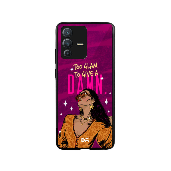 

DailyObjects Glam No Damn Glass Case Cover For Vivo V23