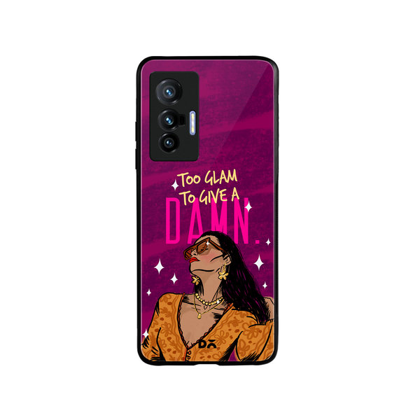 

DailyObjects Glam No Damn Glass Case Cover For Vivo X70