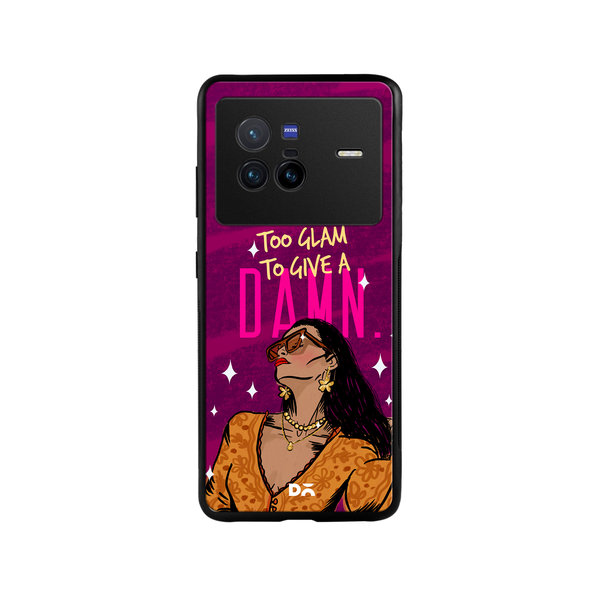 

DailyObjects Glam No Damn Glass Case Cover For Vivo X80