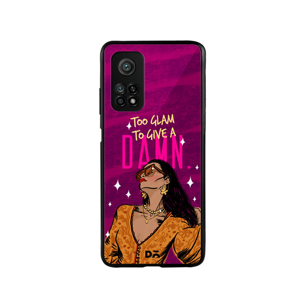 

DailyObjects Glam No Damn Glass Case Cover For Xiaomi Mi 10T