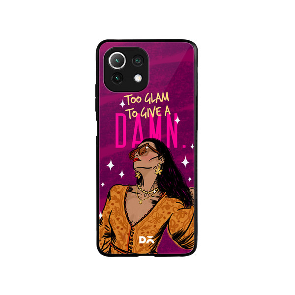 

DailyObjects Glam No Damn Glass Case Cover For Xiaomi Mi 11 Lite