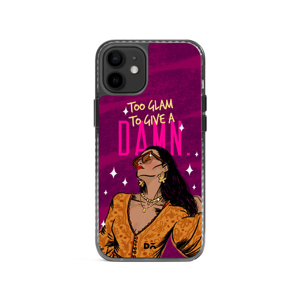 

DailyObjects Glam No Damn Stride 2.0 Case Cover For iPhone 12
