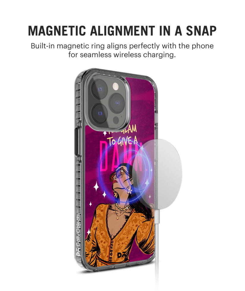 Glam No Damn Stride MagSafe Case Cover For iPhone 13 Pro