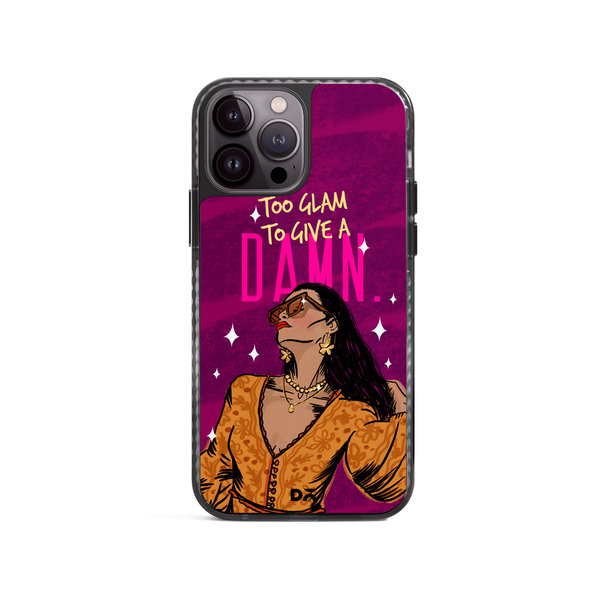 

DailyObjects Glam No Damn Stride 2.0 Case Cover For iPhone 14 Pro