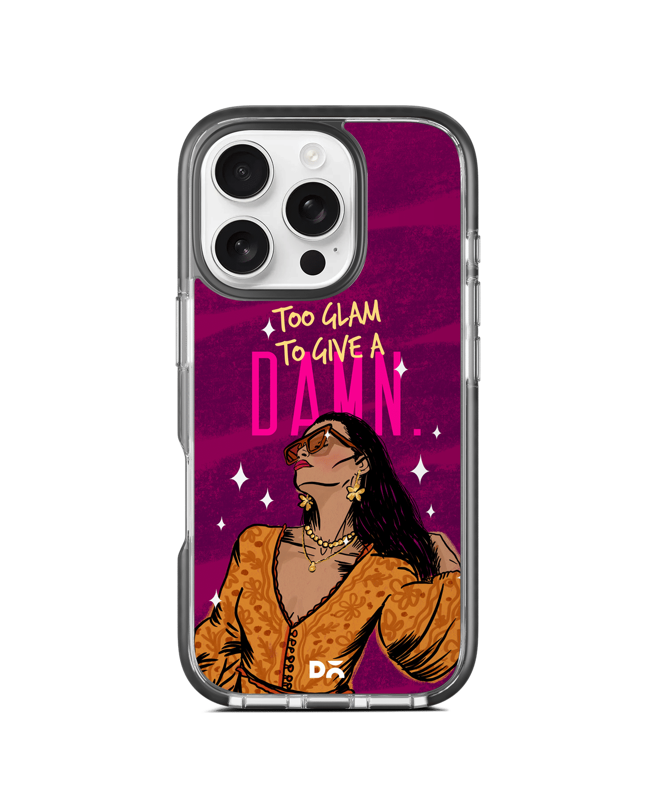 Glam No Damn Stride 3.0 MagSafe Case Cover For iPhone 16 Pro
