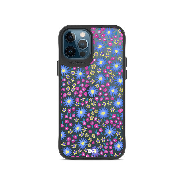 

DailyObjects Glittering Daisy Black Hybrid Clear Case Cover For iPhone 12 Pro Max