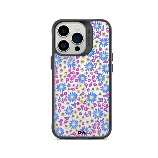 

DailyObjects Glittering Daisy Black Hybrid Clear Case Cover For iPhone 15 Pro Max