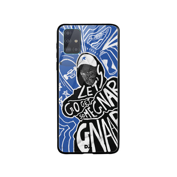 

DailyObjects Gnarcotic Glass Case Cover For Samsung Galaxy A51