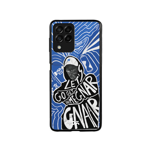 DailyObjects Gnarcotic Glass Case Cover For Samsung Galaxy M53
