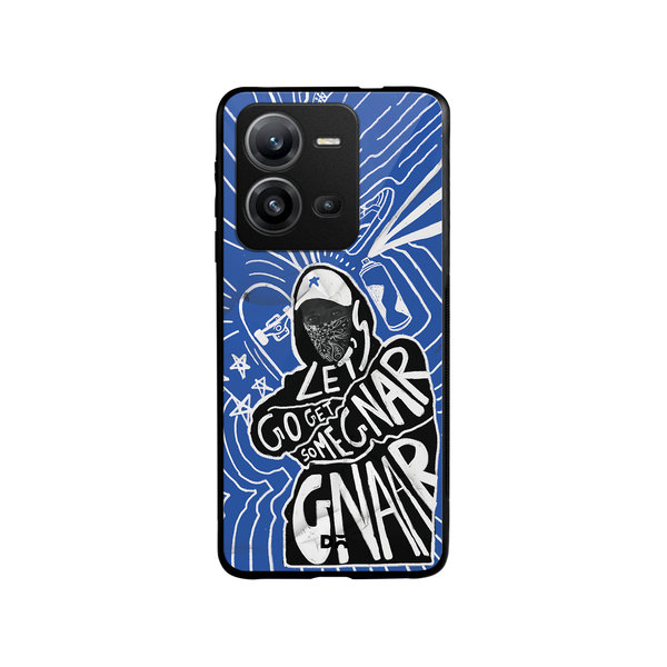 

DailyObjects Gnarcotic Glass Case Cover For Vivo V25