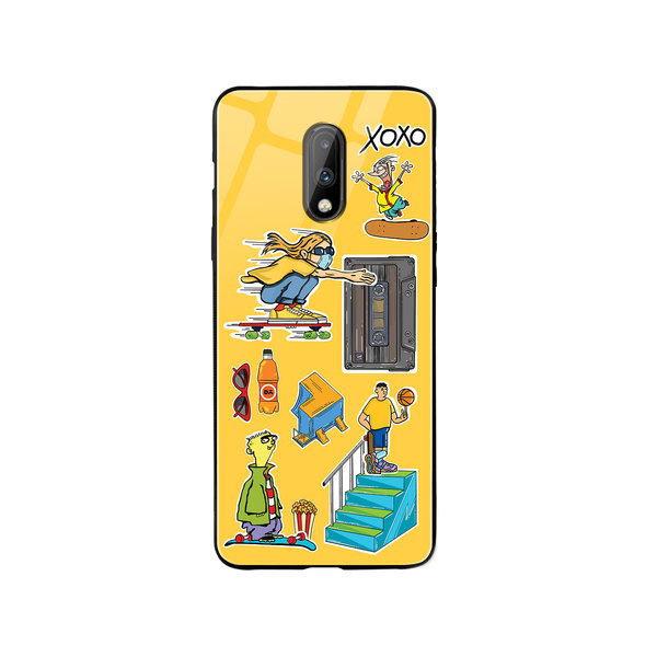

DailyObjects Go Crazy Glass Case Cover For OnePlus 7