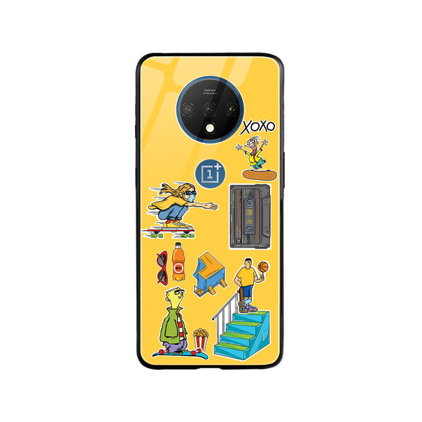 

DailyObjects Go Crazy Glass Case Cover For OnePlus 7T