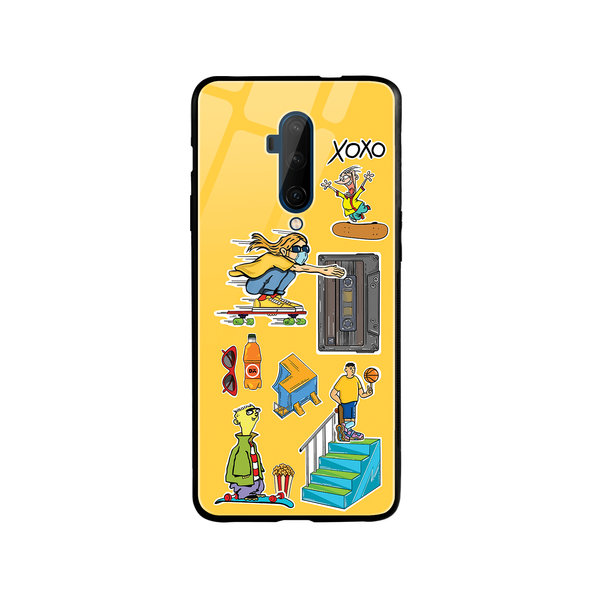 

DailyObjects Go Crazy Glass Case Cover For OnePlus 7T Pro