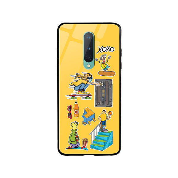 

DailyObjects Go Crazy Glass Case Cover For OnePlus 8