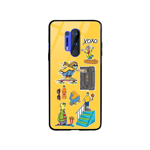 

DailyObjects Go Crazy Glass Case Cover For OnePlus 8 Pro