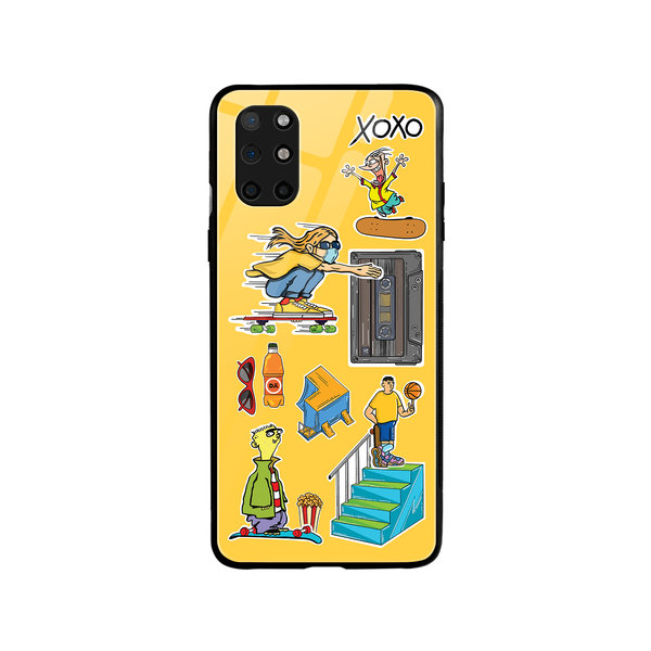 

DailyObjects Go Crazy Glass Case Cover For OnePlus 8T