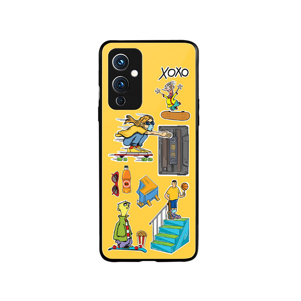 

DailyObjects Go Crazy Glass Case Cover For OnePlus 9