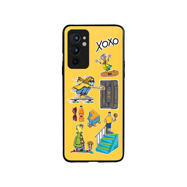 

DailyObjects Go Crazy Glass Case Cover For OnePlus 9RT