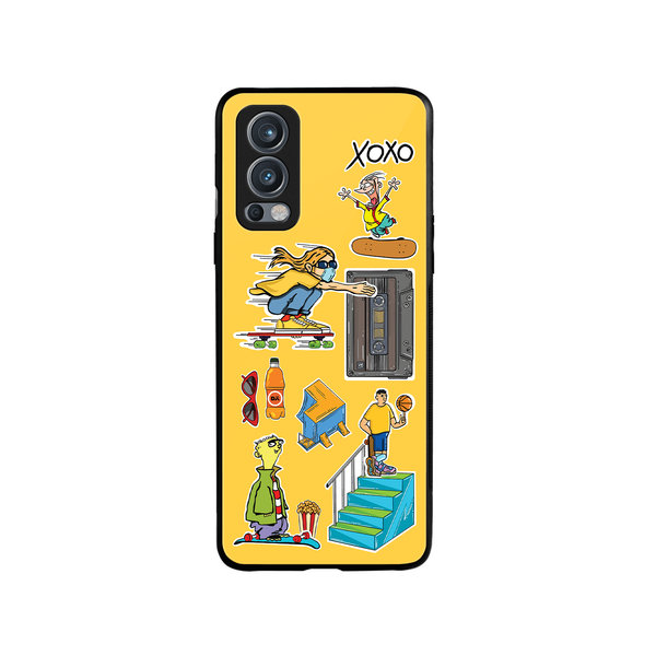 

DailyObjects Go Crazy Glass Case Cover For OnePlus Nord 2
