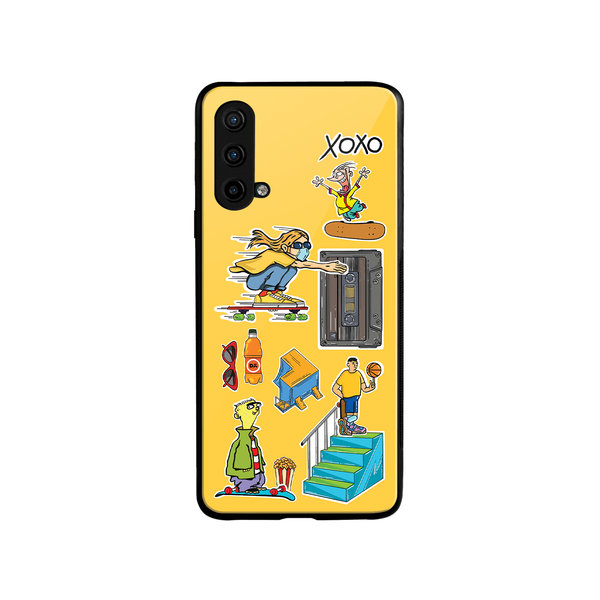 

DailyObjects Go Crazy Glass Case Cover For OnePlus Nord CE