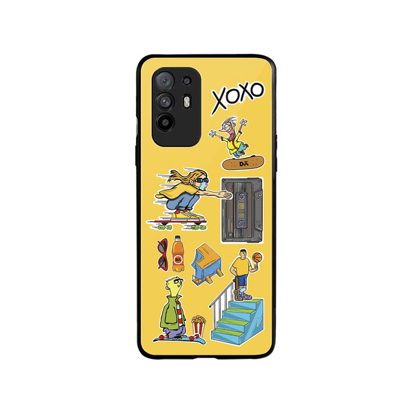 

DailyObjects Go Crazy Glass Case Cover For Oppo F19 Pro Plus