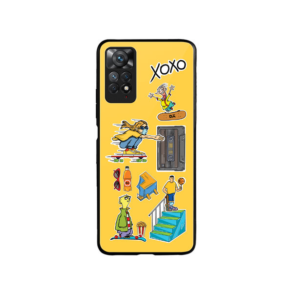 

DailyObjects Go Crazy Glass Case Cover For Xiaomi Redmi Note 11 Pro