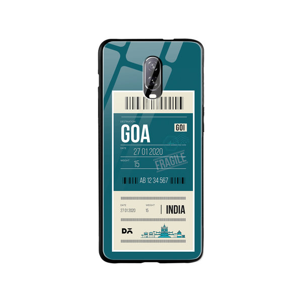 

DailyObjects Goa City Tag Glass Case Cover For OnePlus 7