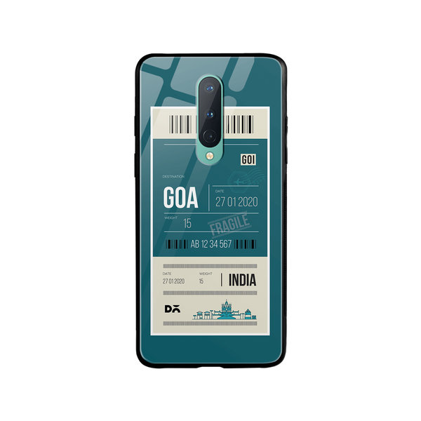 

DailyObjects Goa City Tag Glass Case Cover For OnePlus 8