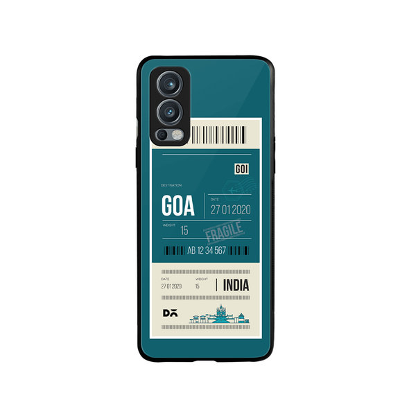 

DailyObjects Goa City Tag Glass Case Cover For OnePlus Nord 2