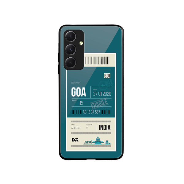 

DailyObjects Goa City Tag Glass Case Cover For Samsung Galaxy A54 5G