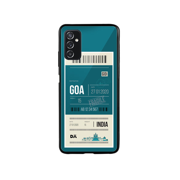 

DailyObjects Goa City Tag Glass Case Cover For Samsung Galaxy M52