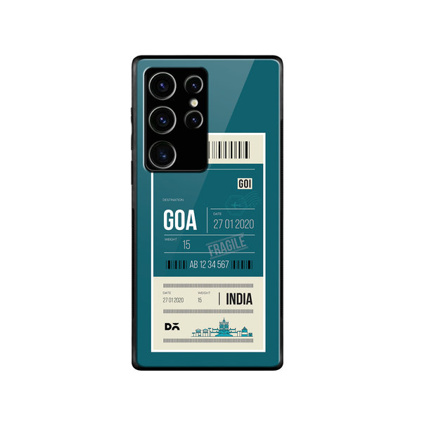 

DailyObjects Goa City Tag Glass Case Cover For Samsung Galaxy S23 Ultra