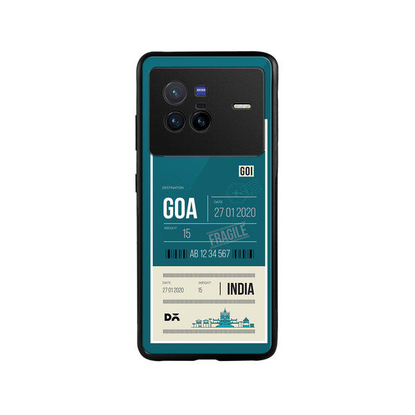 

DailyObjects Goa City Tag Glass Case Cover For Vivo X80