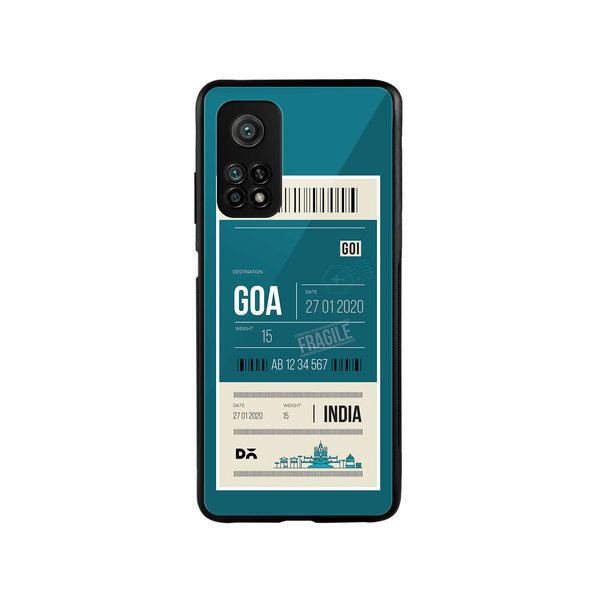

DailyObjects Goa City Tag Glass Case Cover For Xiaomi Mi 10T