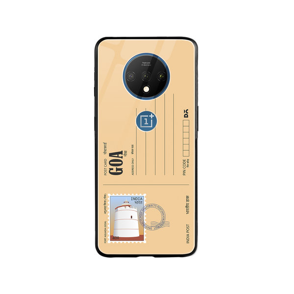 

DailyObjects Goa Fort Aguada Postcard Glass Case Cover For OnePlus 7T