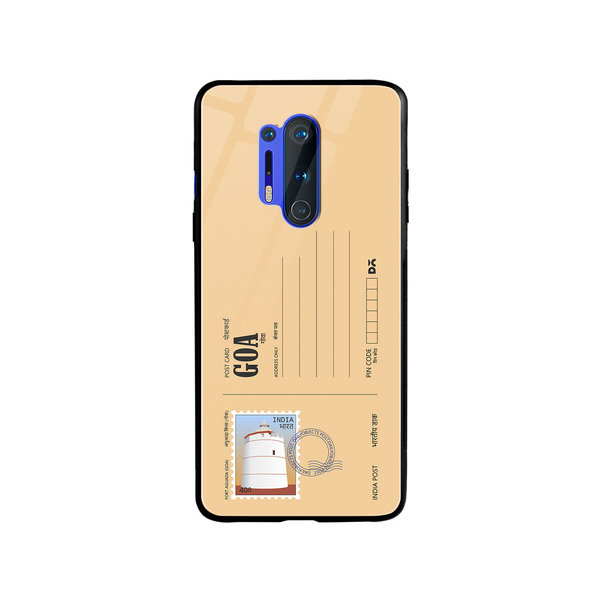 

DailyObjects Goa Fort Aguada Postcard Glass Case Cover For OnePlus 8 Pro