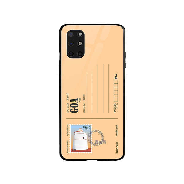 

DailyObjects Goa Fort Aguada Postcard Glass Case Cover For OnePlus 8T