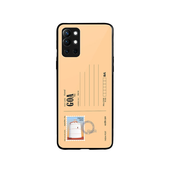 

DailyObjects Goa Fort Aguada Postcard Glass Case Cover For OnePlus 9R