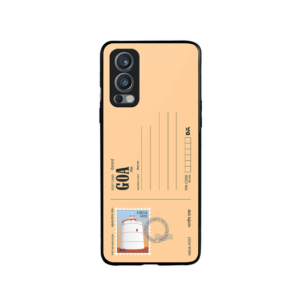 

DailyObjects Goa Fort Aguada Postcard Glass Case Cover For OnePlus Nord 2